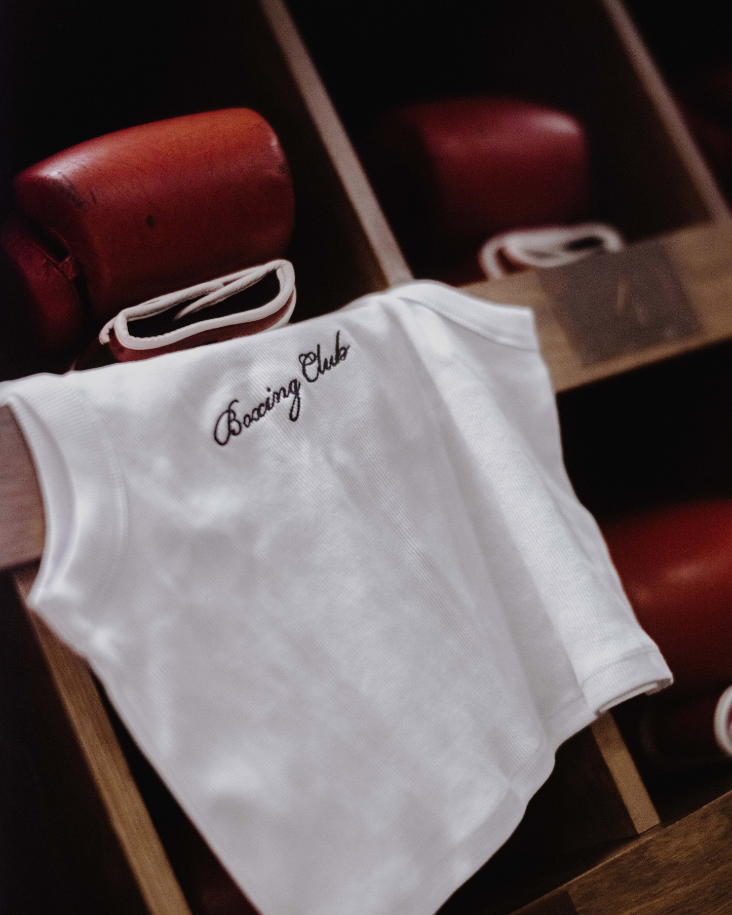 Boxing Club Vest - White - JAB Boxing Store
