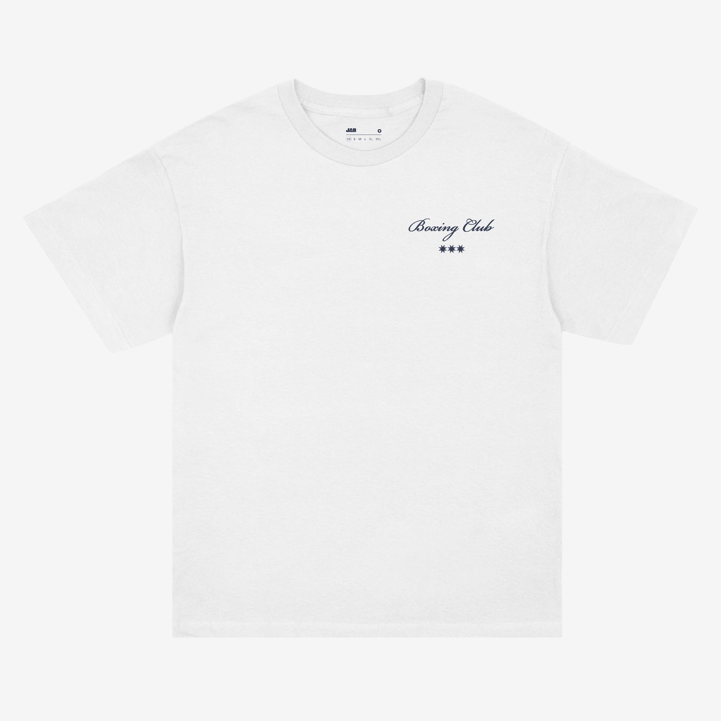 Boxing Club Tee - White - JAB Boxing Store