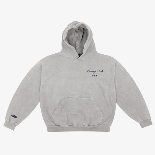 Boxing Club Hoodie - Heather Grey