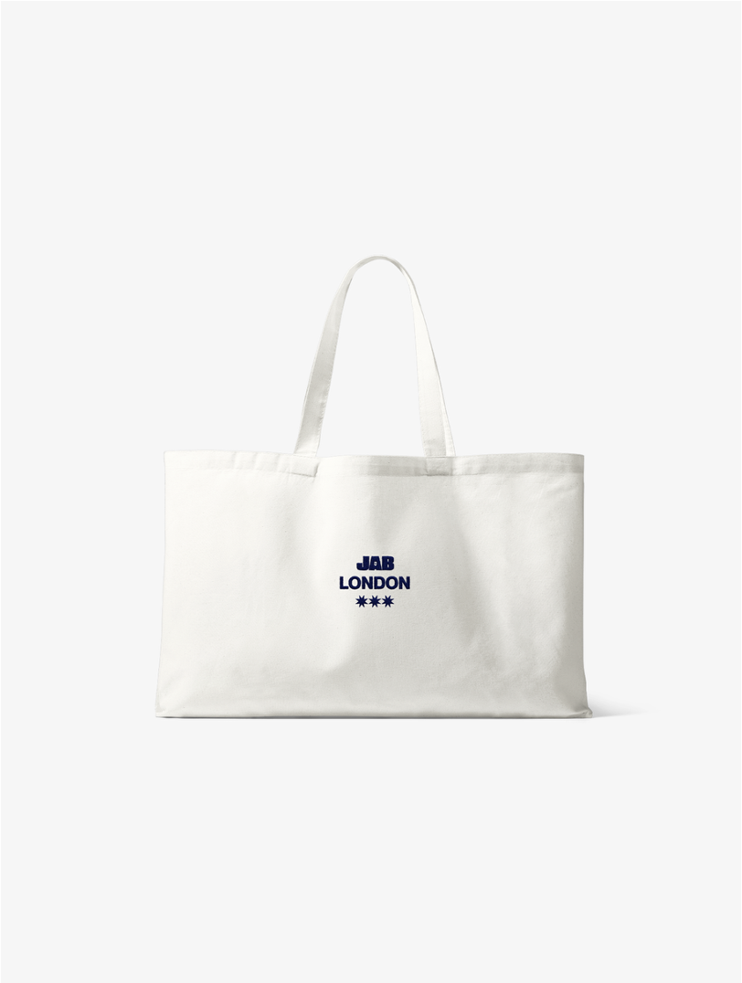 Boxing Club Tote (Large) - Off White - JAB Boxing Store