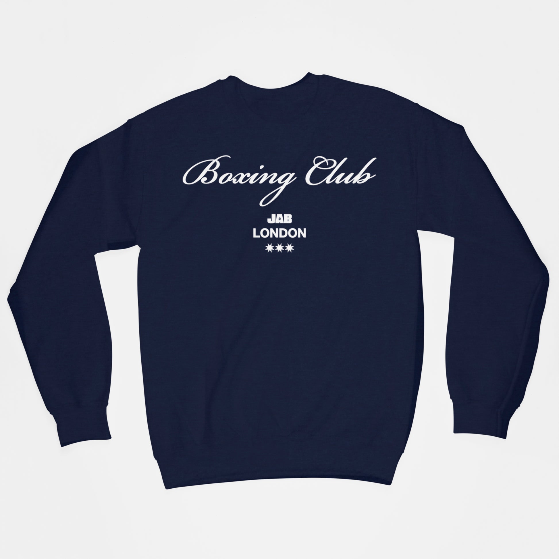 Boxing Club Sweatshirt (Navy) - JAB Boxing Store
