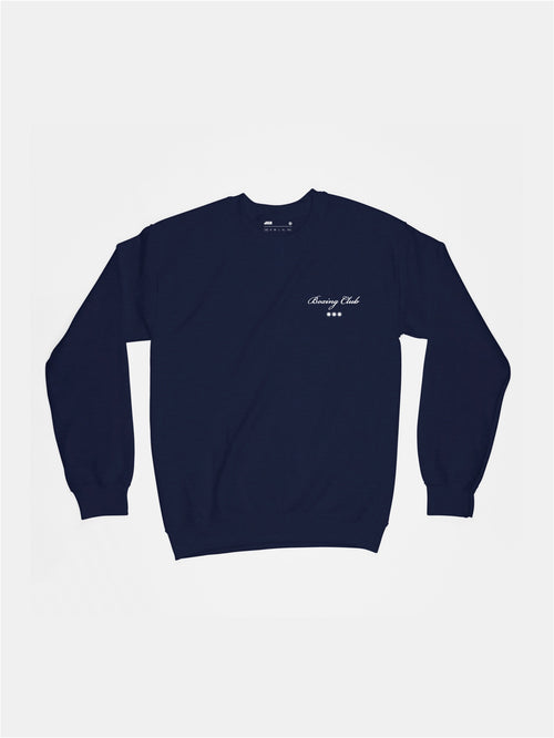 Boxing Club Sweatshirt - True Navy - JAB Boxing Store