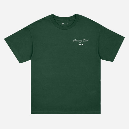 Boxing Club Tee - Hunter Green - JAB Boxing Store