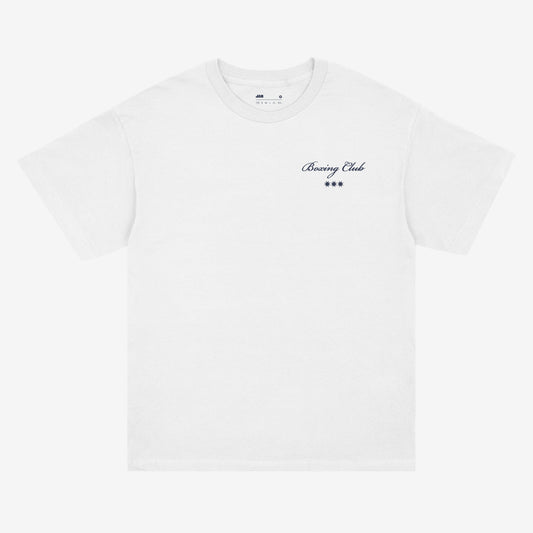 Boxing Club Tee - White - JAB Boxing Store