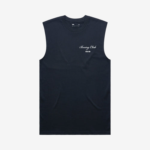 Boxing Club Tank - Navy - JAB Boxing Store